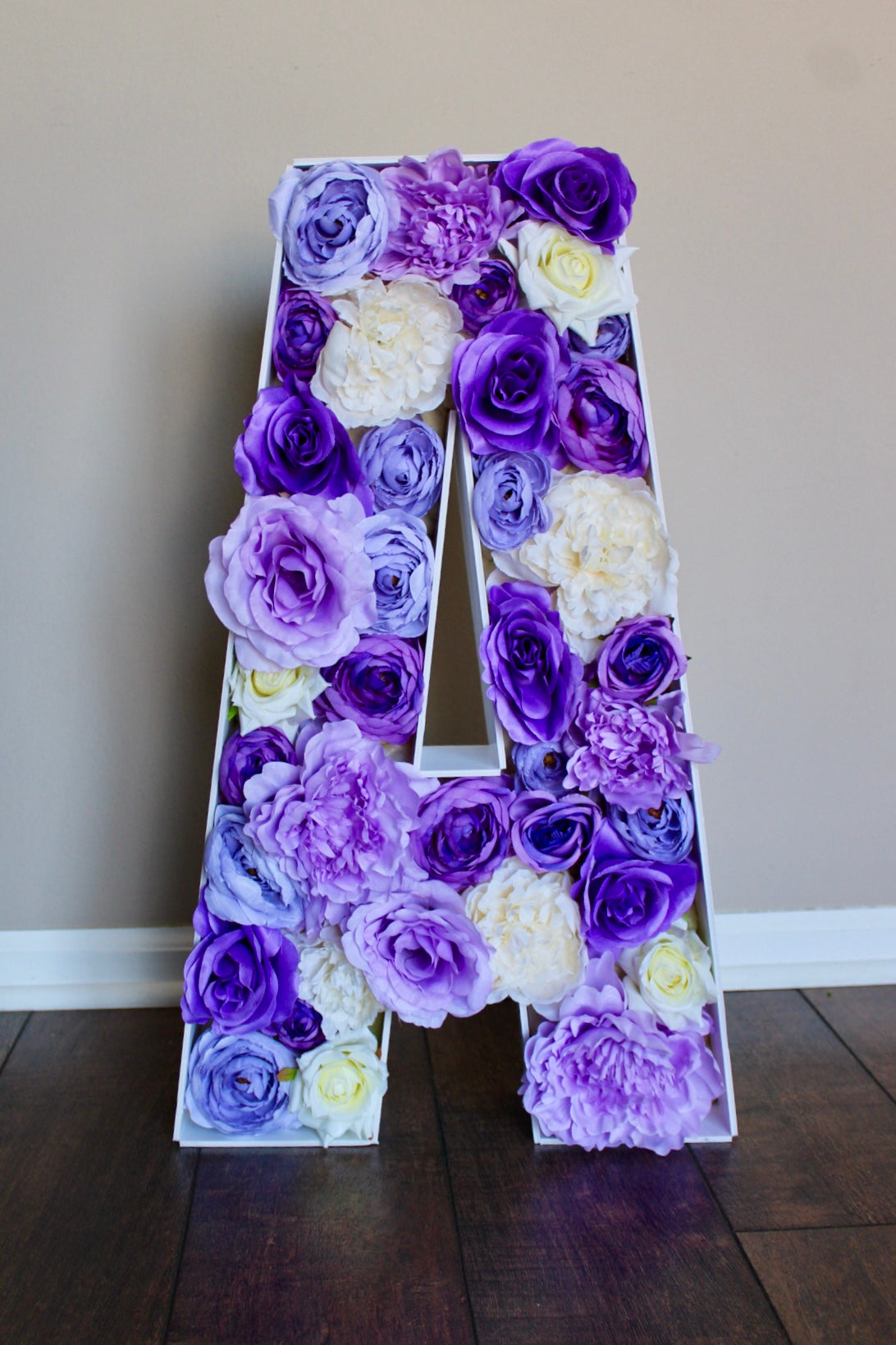 Floral Block Letters