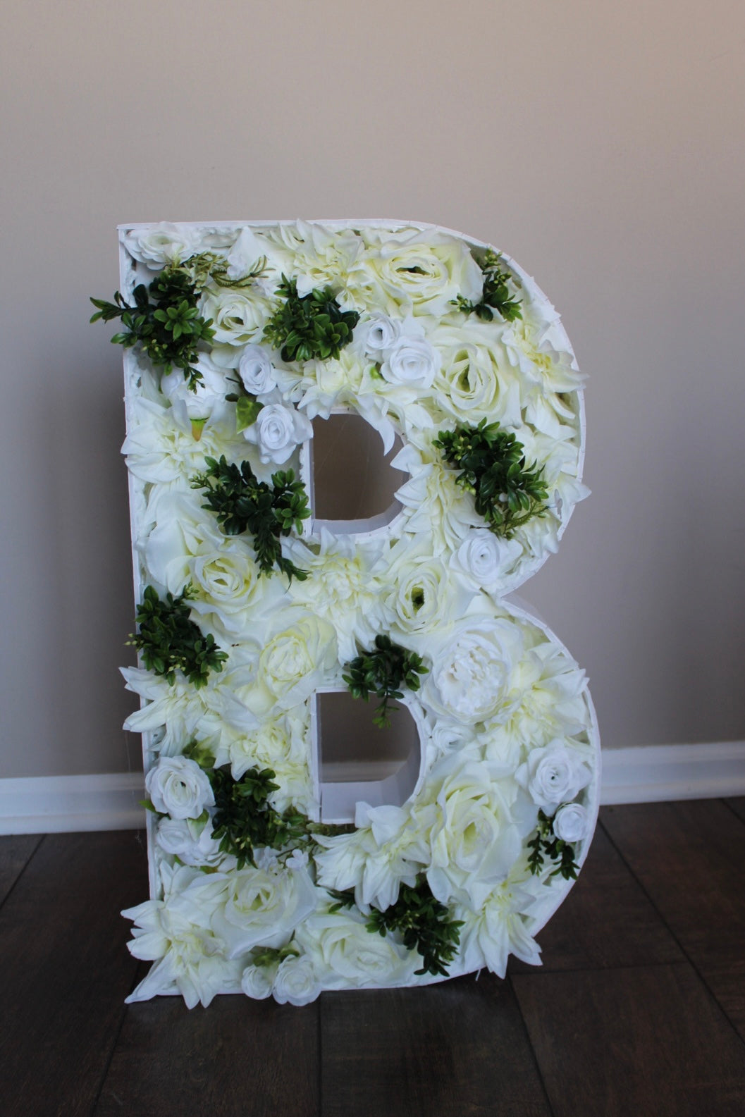 Floral Block Letters